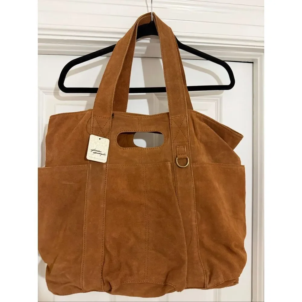 Free People Suede Caravan Tote - Picture 4 of 9